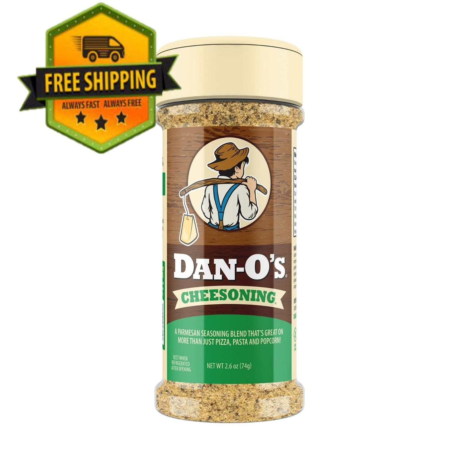 Dan-O’s Cheesoning Seasoning Parmesan Italian All Purpose Blend, 2.6oz