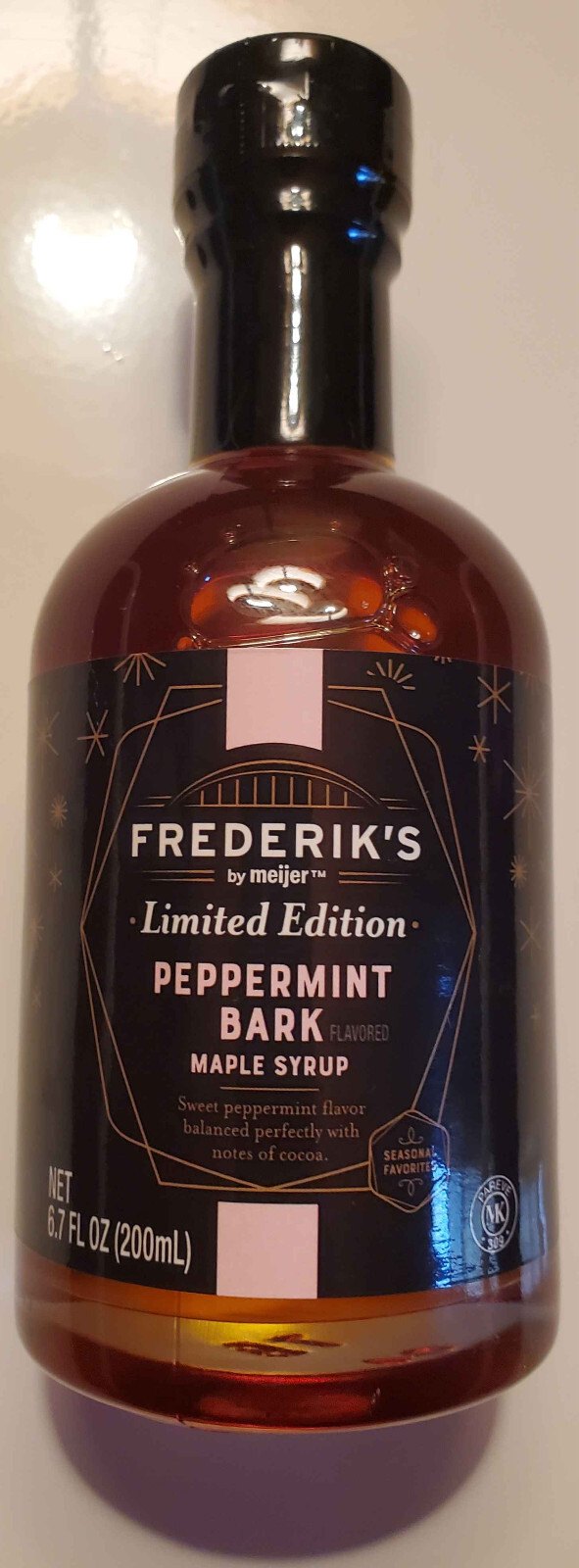 Frederik’s by Meijer – Limited Edition Peppermint Bark Flavored Maple Syrup NEW