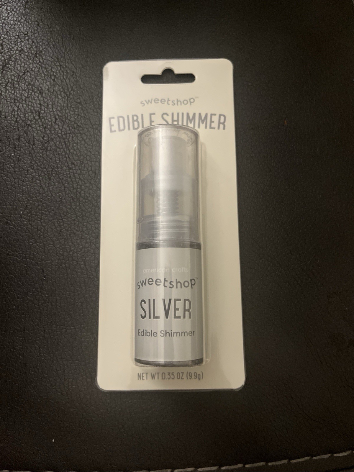 Sweetshop Edible Silver Shimmer Dust With Pump 0.14 oz Food Crafting New Sealed