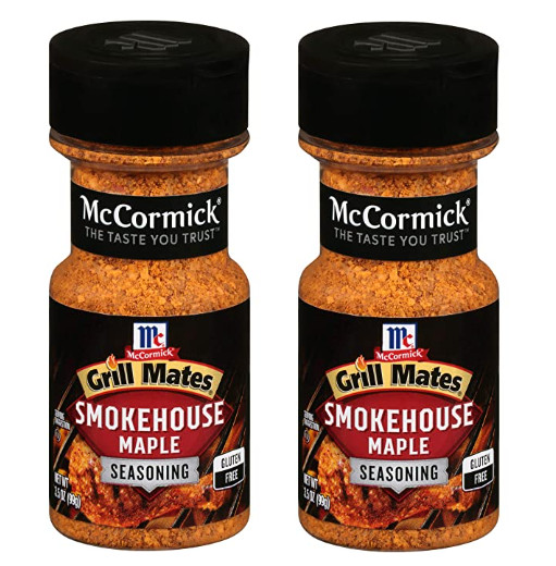 McCormick Grill Mates Smokehouse Maple Seasoning (2 Pack) 3.5 oz Bottles