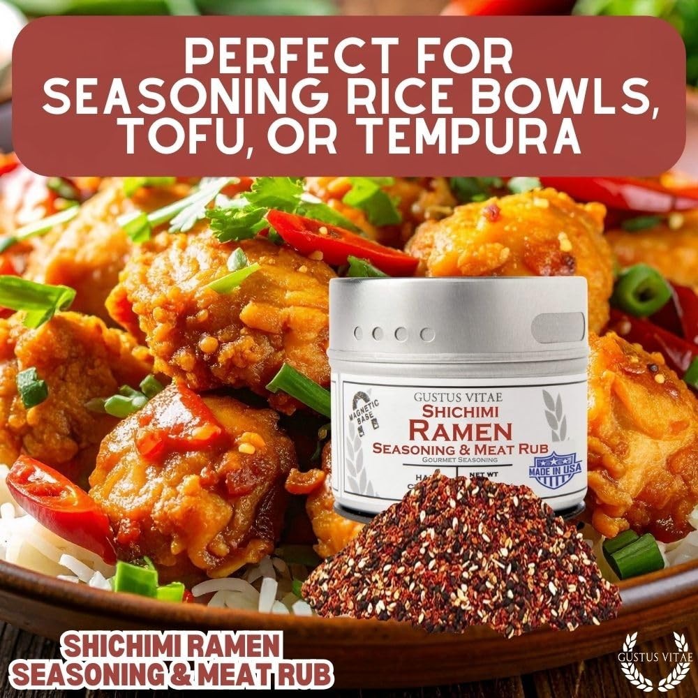 Shichimi Ramen Seasoning – Small Batch Gourmet in Magnetic Storage Tin