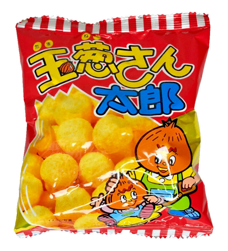 Japan Mini Corn Puffs Kado “Onion Tarō” Snack – 15g ×30 bags