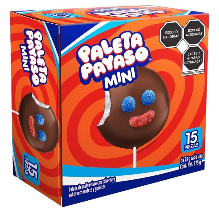 3 Pack MINI PAYASO 🇲🇽 PALETA RICOLINO (15 Piezas De 25g c/u)