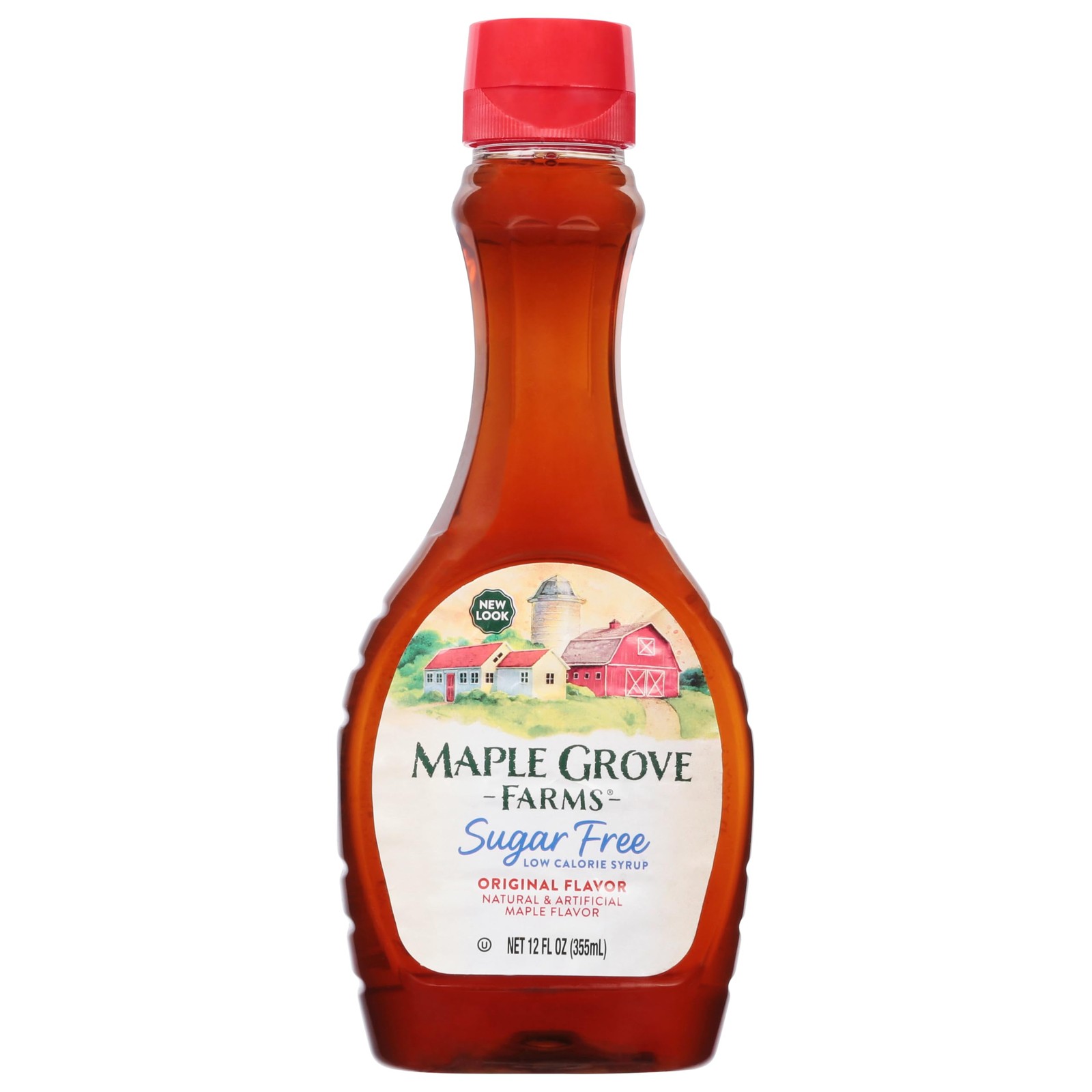 SugarFree Pancake Syrup, Maple Flavor, 12 Ounce