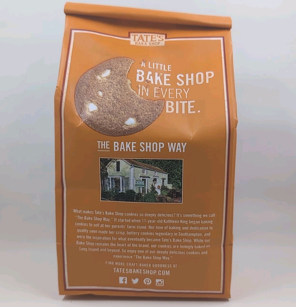Tate’s Bake Shop Pumpkin Spice Cookies w/ White Chocolate Chips Limited Edition