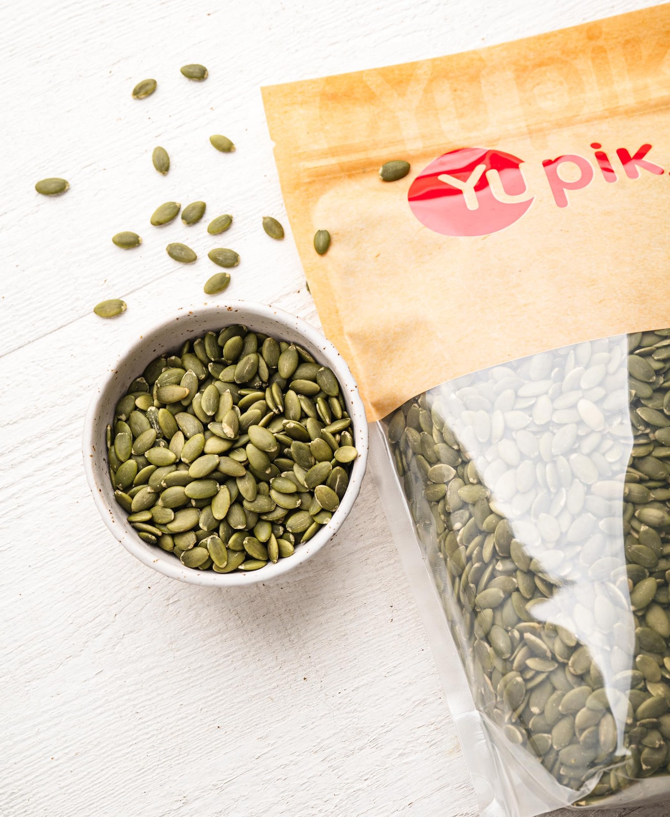 Yupik Raw Pumpkin Seeds, No Shell, 16oz GMOFree, GlutenFree, Kosher, SaltFree