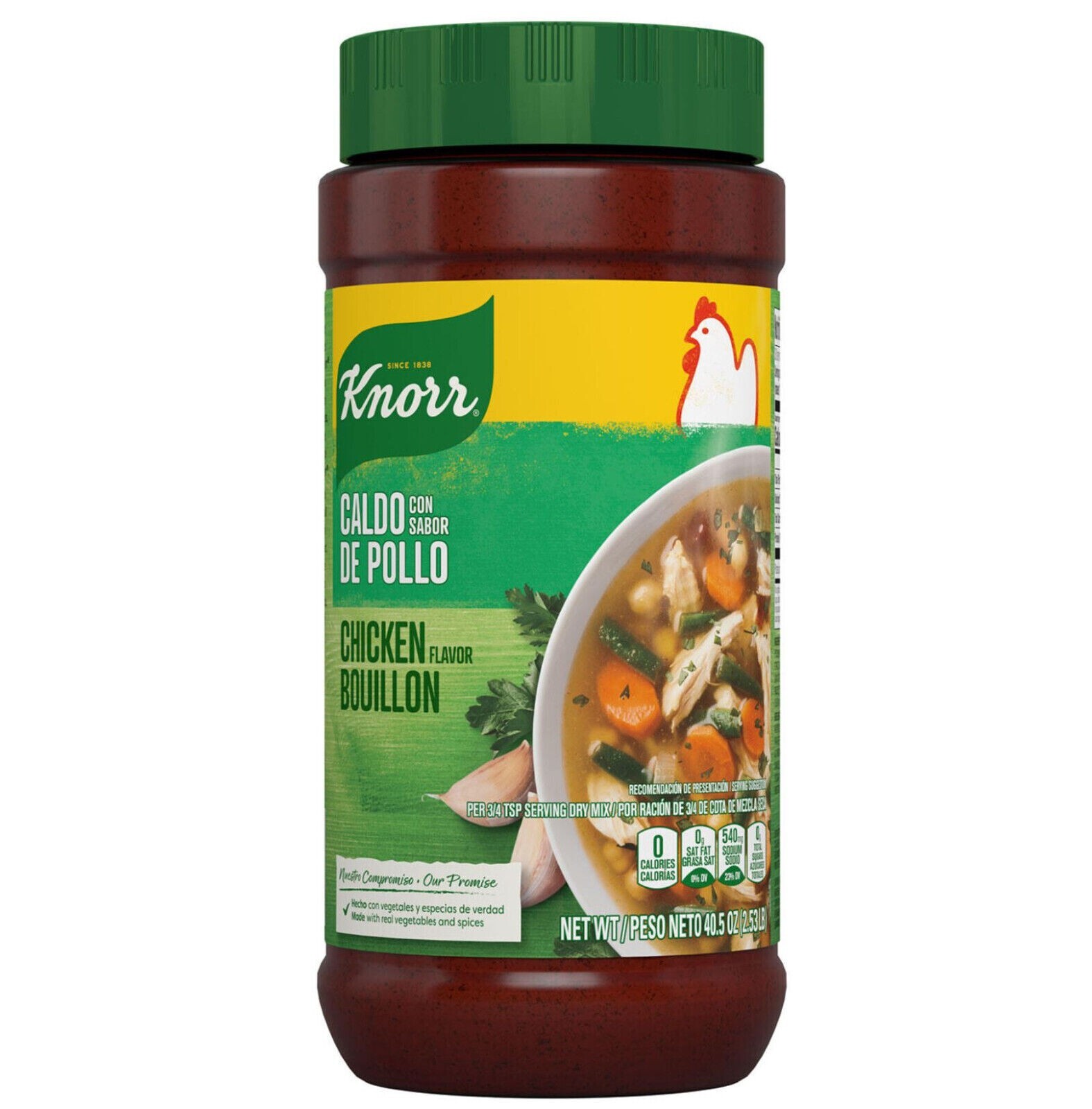 Knorr Granulated Chicken Flavor Bouillon 40.5 oz~Exp 4/15/2025