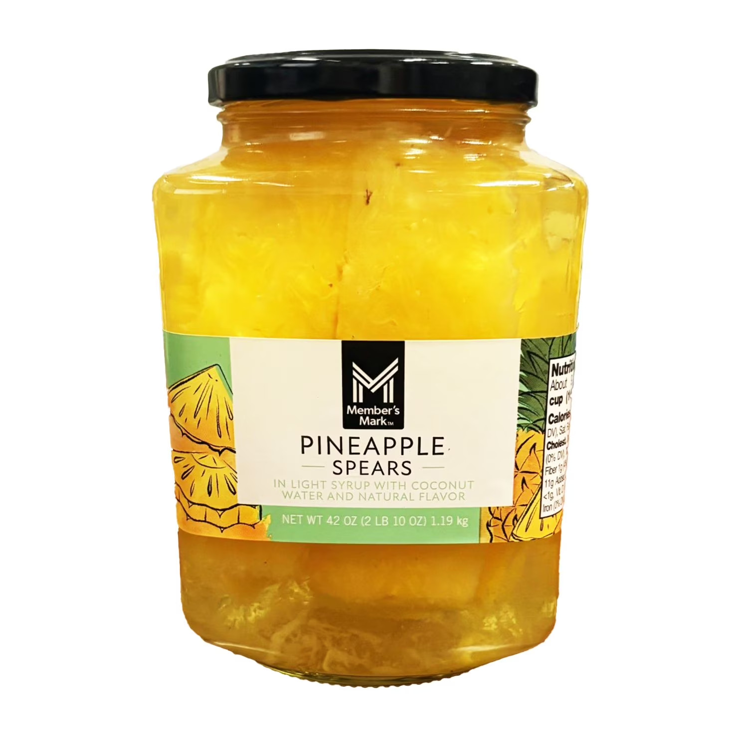 Member’s Mark Pineapple Spears in Coconut Water (42 Ounce) Fast Shipping !!!!!!