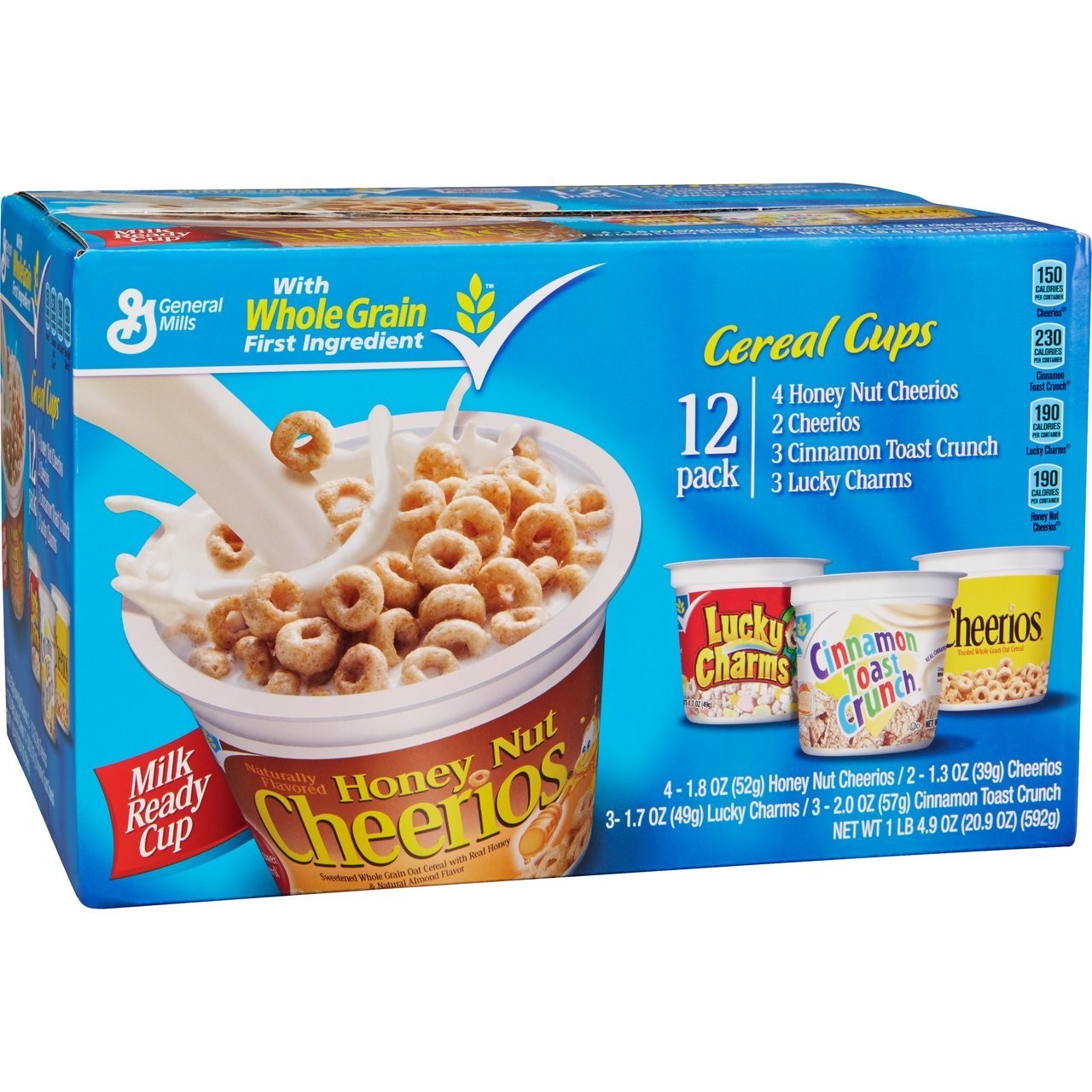 General Mills Cereal Cups Variety Pack 12-count