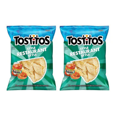 Tostitos Restaurant Style Tortilla Chips 275g/9.7oz, 2-Pack