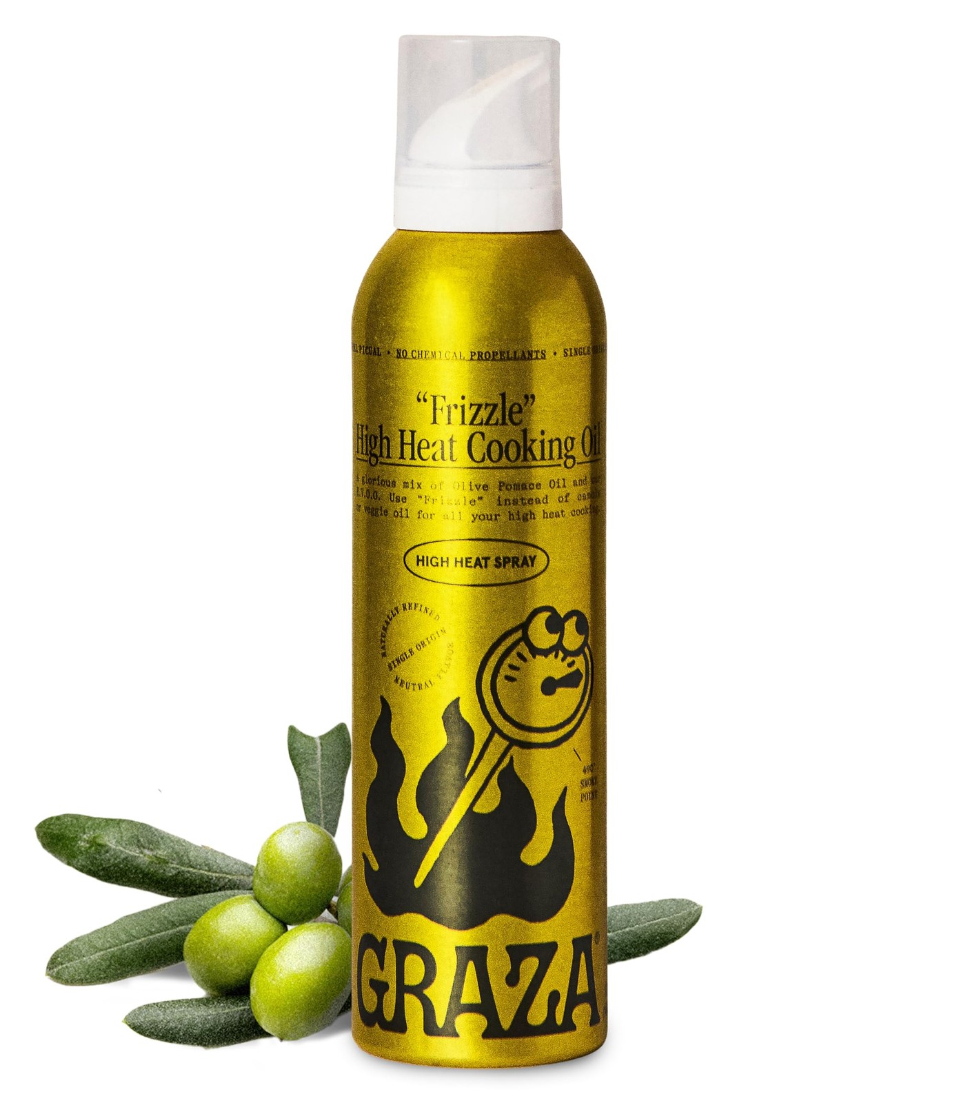 Graza Frizzle High Heat Cooking Oil Spray Cooking Oil with a High Smoke Poin…