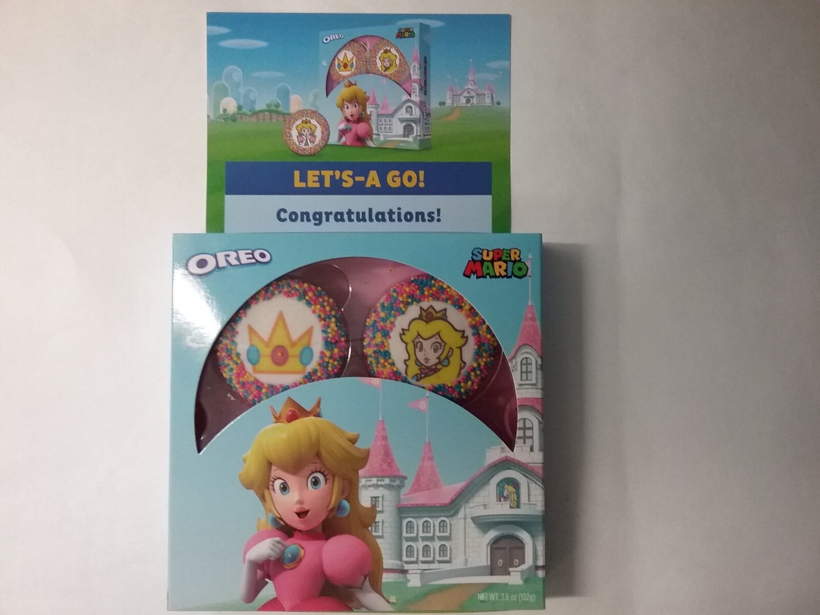 NEW! Oreo Sweepstakes Limited Edition Super Mario Princess Peach Cookies 12/2023