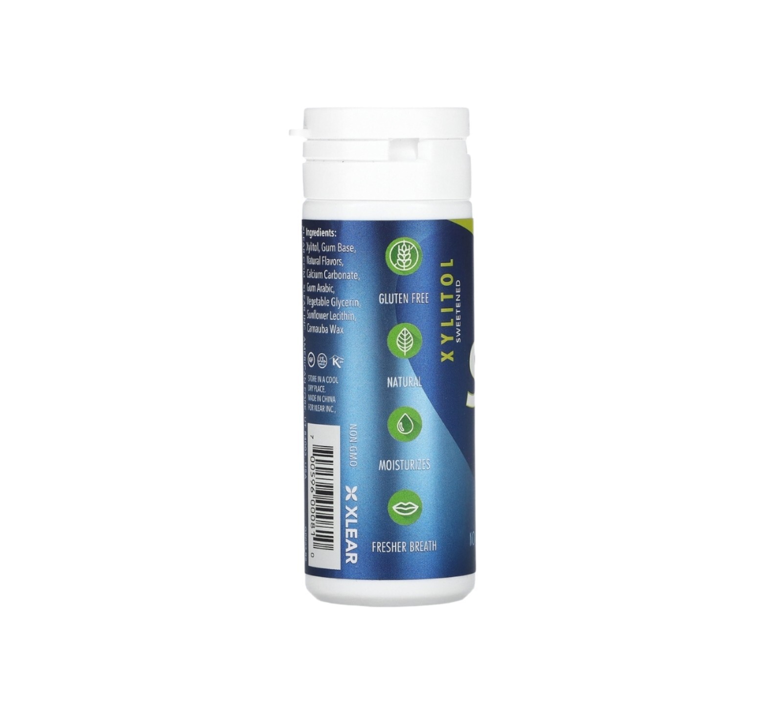 Xylitol Chewing Gum PEPPERMINT Xylitol, 2 Pack Sugar-Aspartame Free 54 Pcs Total