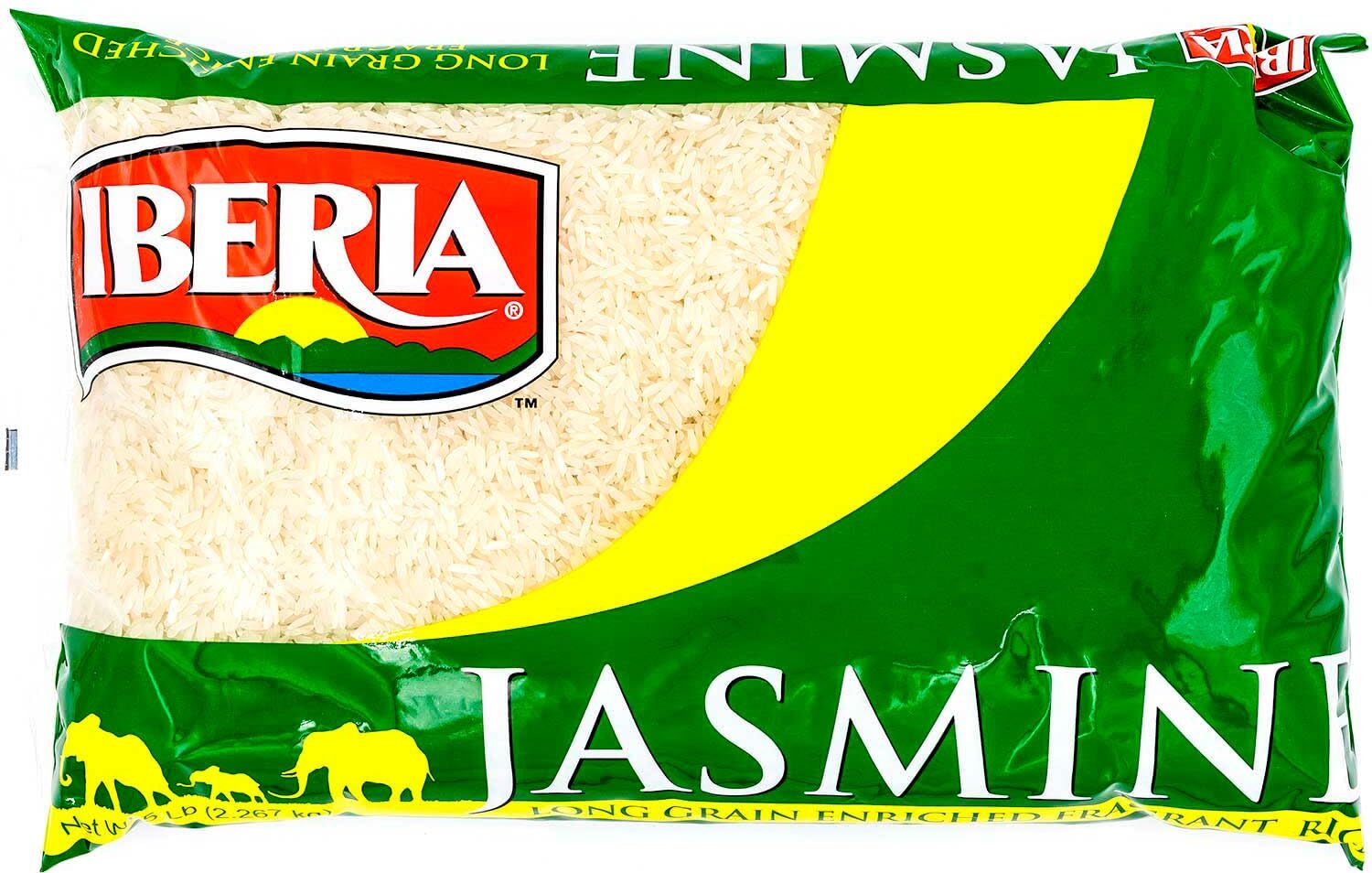 Arroz Jazmin, 5 Libras. Arroz Jazmin Enriquecido Naturalmente Fragante De Gr…