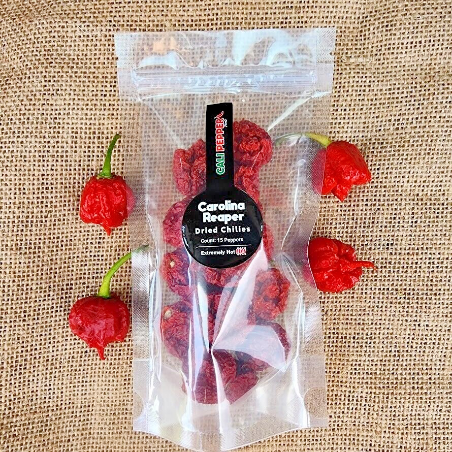 CAROLINA REAPER pods (15 pods) 1 pack for US$5.90