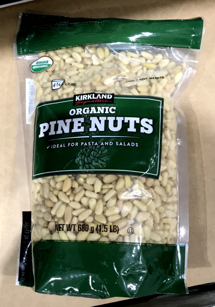 Kirkland Signature Organic Pine Nuts 1.5 lb Incredible Quality and Flavor