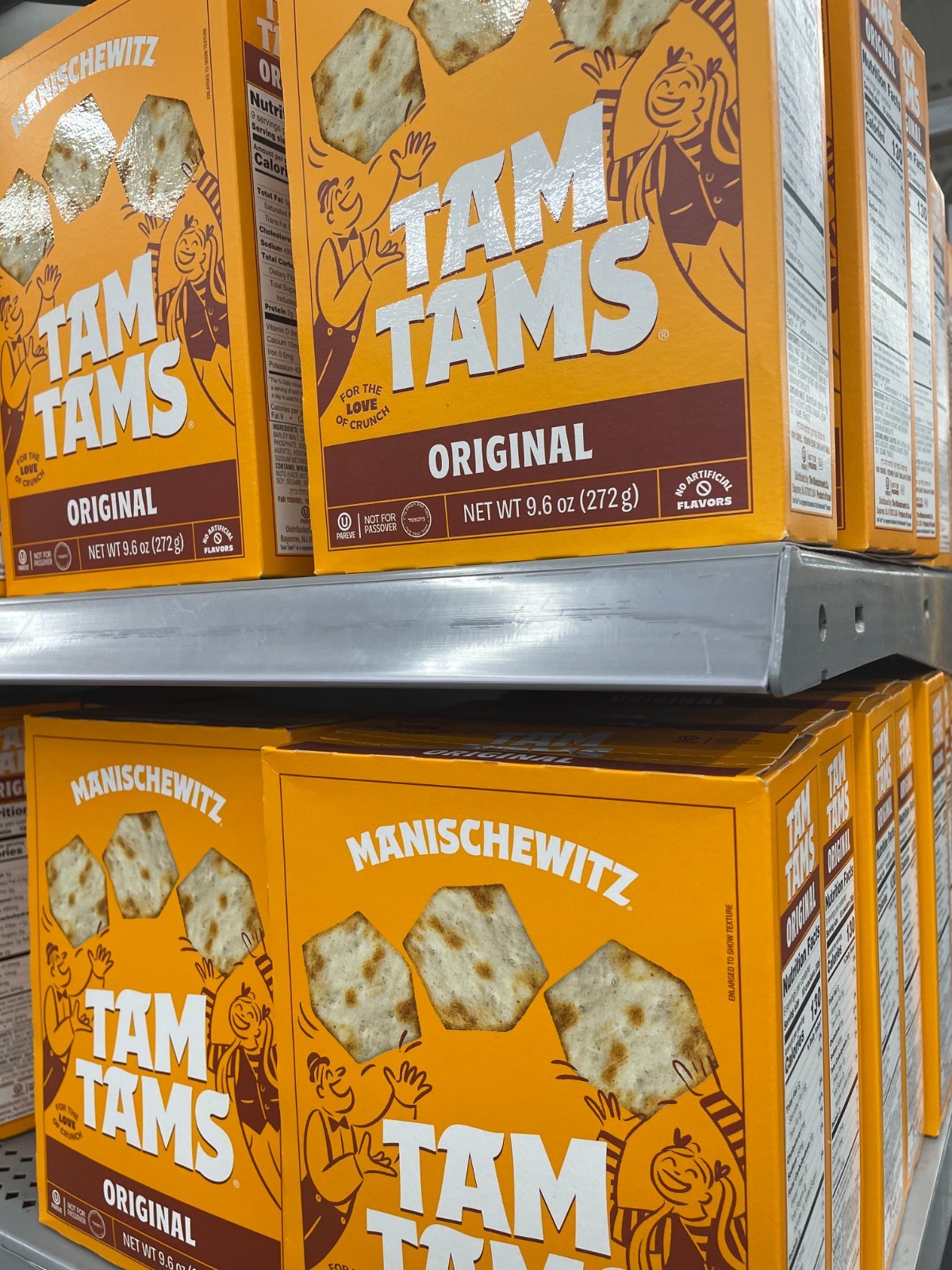 Manischewitz Original Tam Tams Crackers 9.6 oz (Pack of 5) – Kosher Matzo Snack