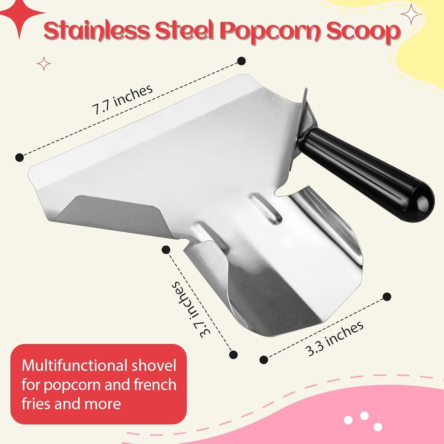 202 Pcs with Popcorn Scoop and Salt Shaker,1 oz Small Pop Corn Bags Individua…