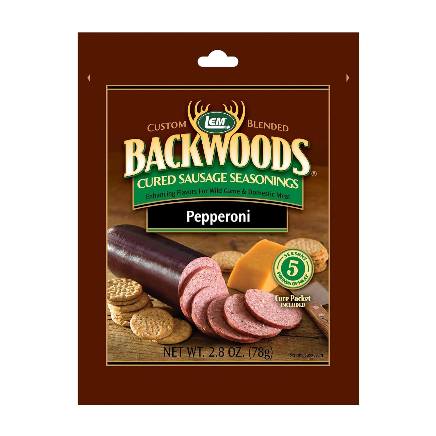 Backwoods Cured Sausage Seasoning with Cure Packet, Pepperoni