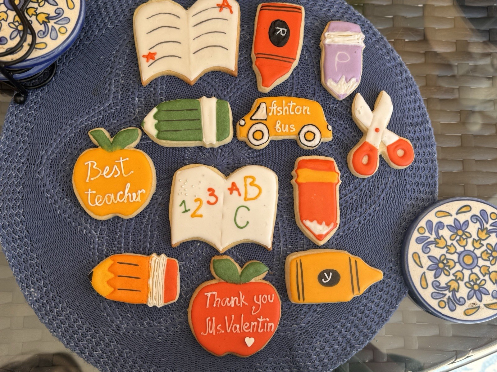12 Best Sugar Cookies Custom Made To Order, Gift for Teacher, School, Birthday