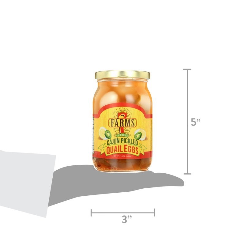 7 Farms cajun Pickled Quail Eggs…