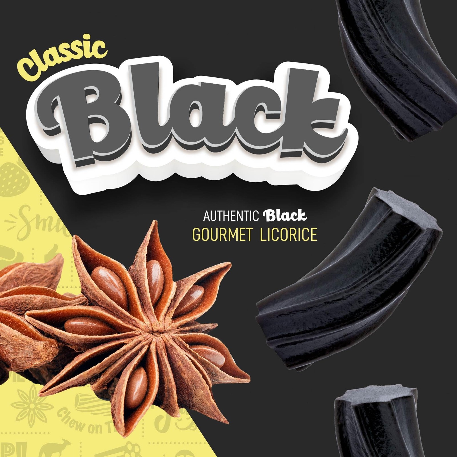 Wiley Wallaby Licorice 24 Ounce Classic Gourmet 24 (Pack of 3), Black