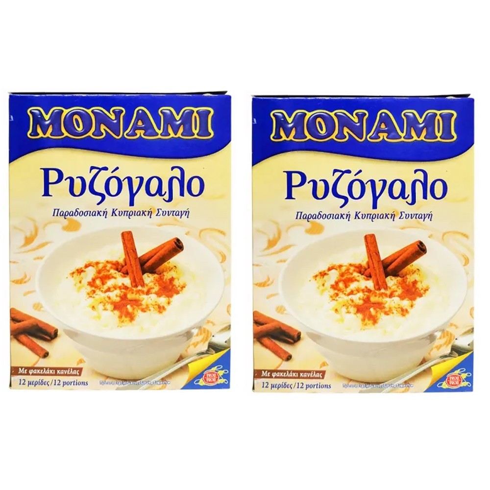 2 x Frou Frou Mon Ami Rice Pudding (Rizogalo) Powder Mix 210g – Cinnamon Sachet