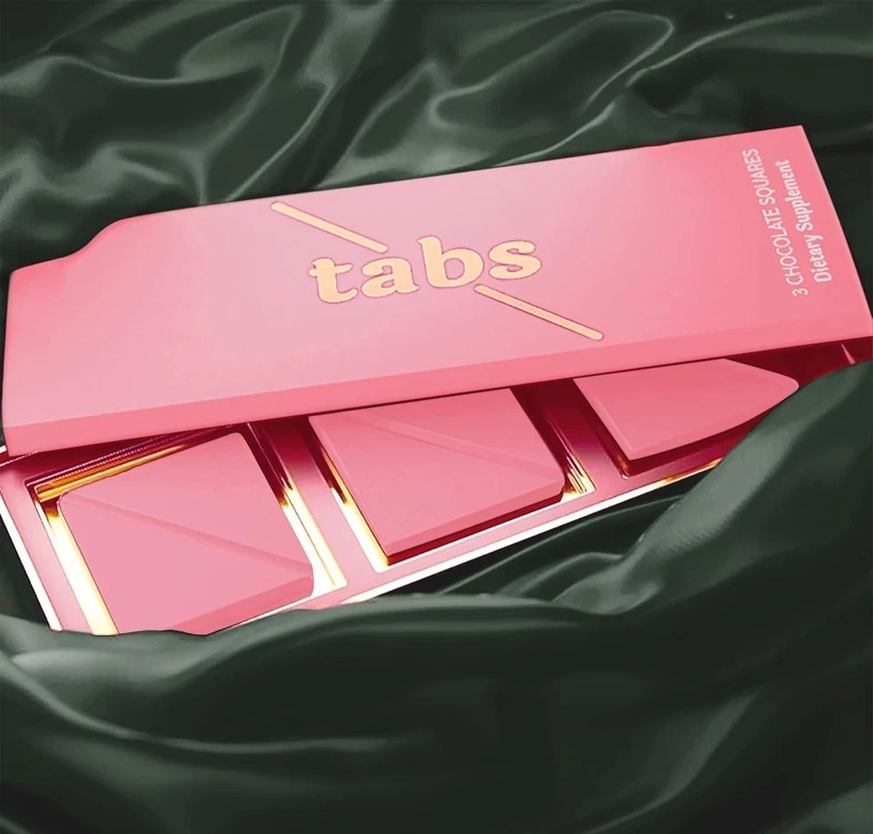 TABS Pink Cherry Chocolate For Men & Women I Uplifting Mood 180 GMS