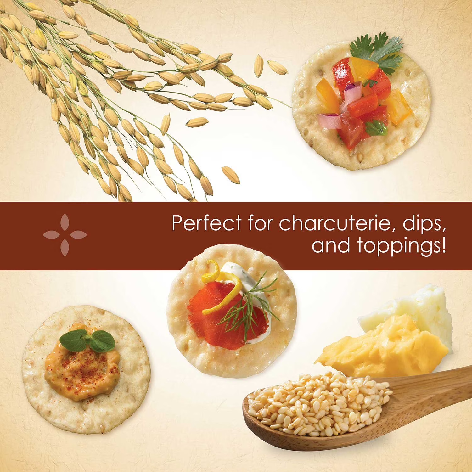 Crunchmaster Rice Crackers Variety Pack 10.5 oz 2 Pack – Gluten-Free