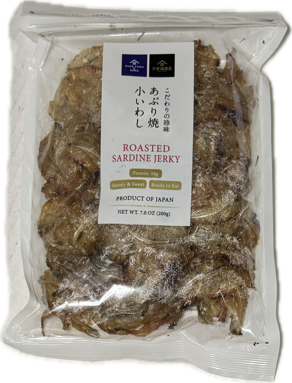 Kuze Fuku & Sons Japanese Dried Fish Snack Mix – Roasted Sardine Jerky l