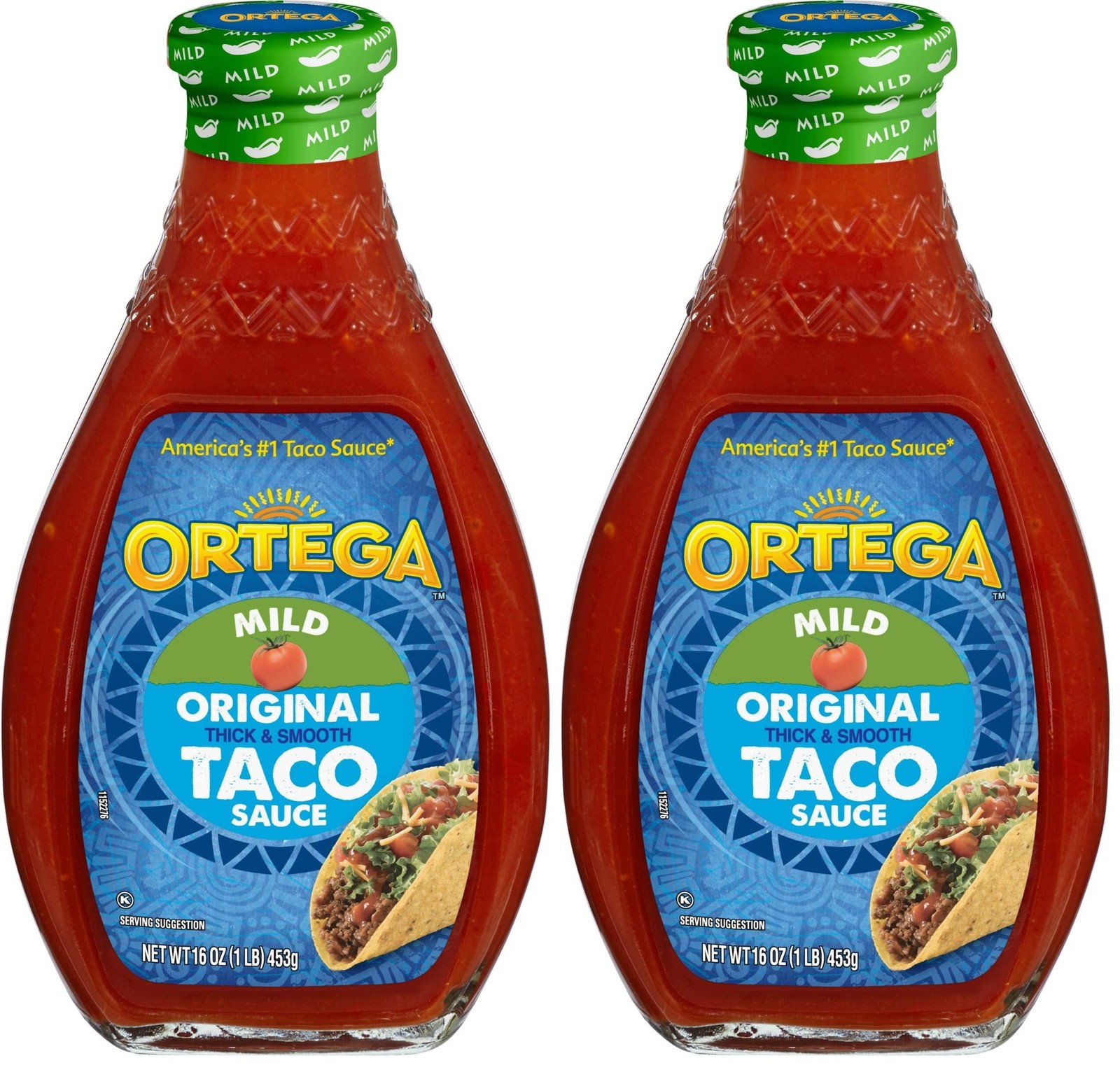 Ortega Original Taco Sauce, Mild, 16 Ounce (Pack 16 of 2), Mild