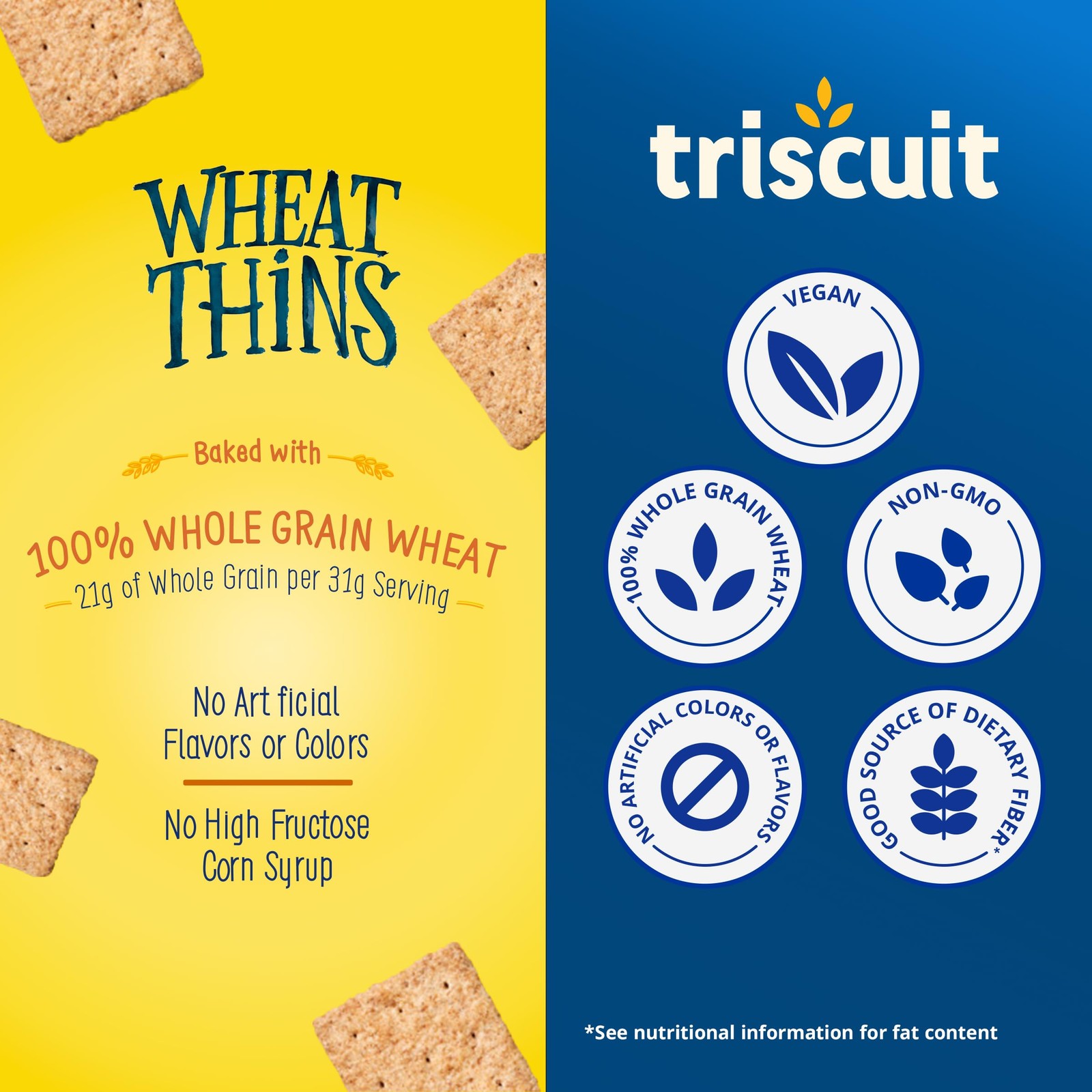 Whole Grain Wheat Crackers Variety Pack 4 Boxes Original Baked Vegan Snack Bulk