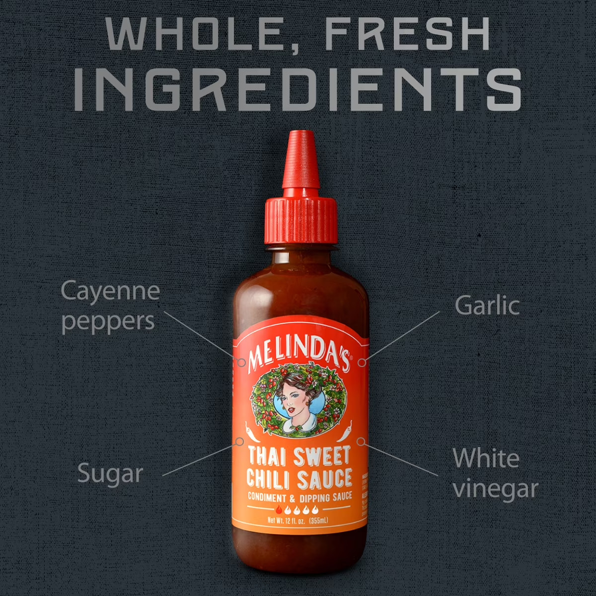 (2 pack) Melinda’s Chili Sauce Thai Sweet Dipping, 12 Fl Oz