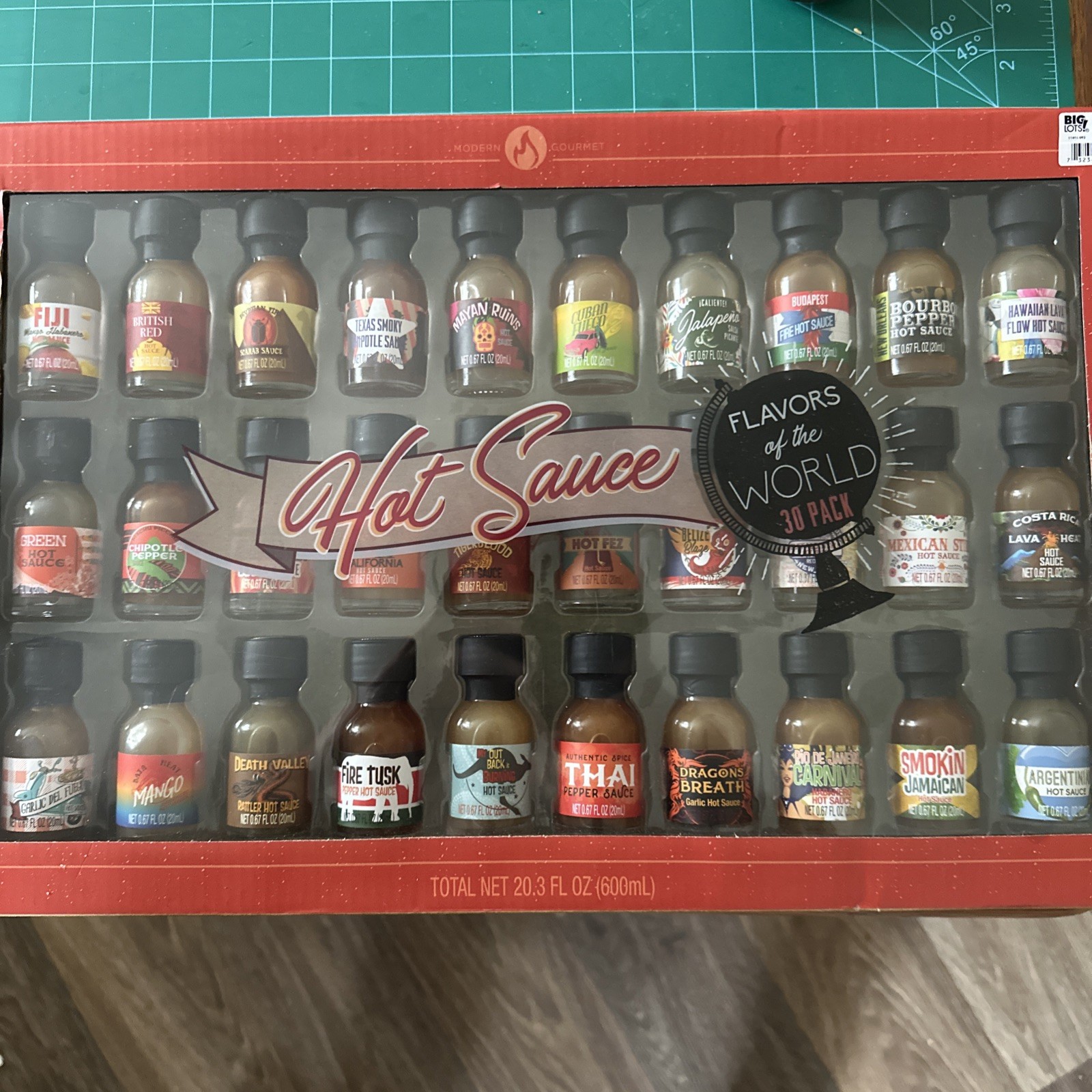Flavors of the World 25 Pc Hot Sauce Variety Pack Inspired By Worlds Journeys