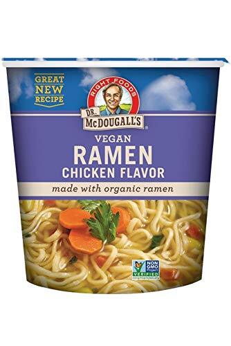 6 Units Dr. McDougall’s Right Foods Ramen Chicken Soup with Noodles, 1.8 Ounce