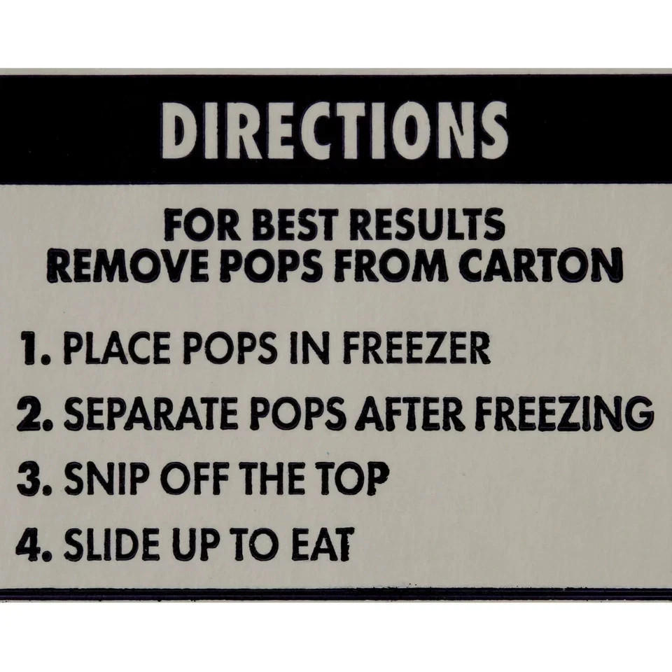 Fla-Vor-Ice Assorted Gluten-Free Freezer Ice Pops, 1.5 oz, 100 Count