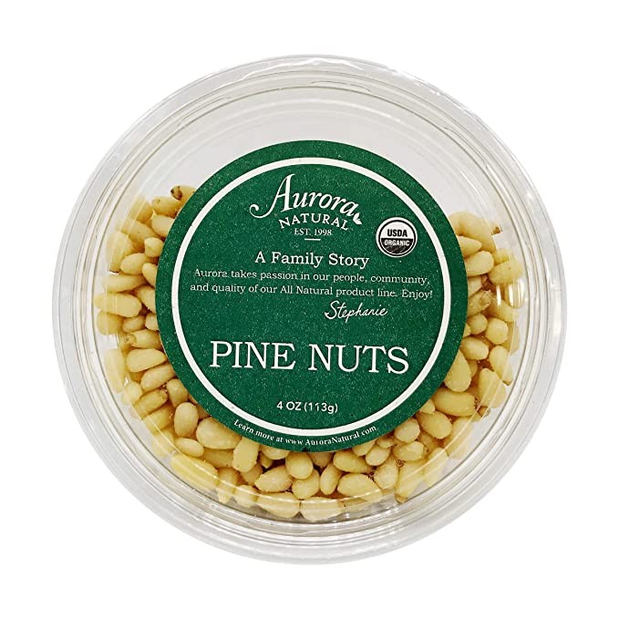 Aurora Natural Products Organic Pine Nuts, 4 Ounce