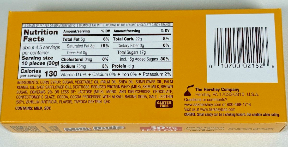🍫Hershey’s Milk Duds Milk Chocolate & Caramel Theater Candy – Comb.SHIP +$1/ea