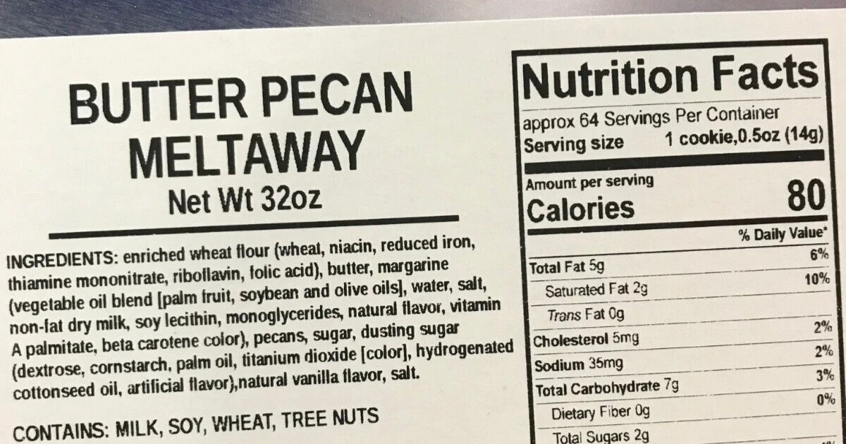 David’s Cookies Butter Pecan Meltaways 32 oz Tin Kosher Holiday Gift bb: 5/2026