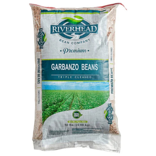 Dried Chick Peas Premium Garbanzo Beans Bulk 50 LB Bag Triple Cleaned
