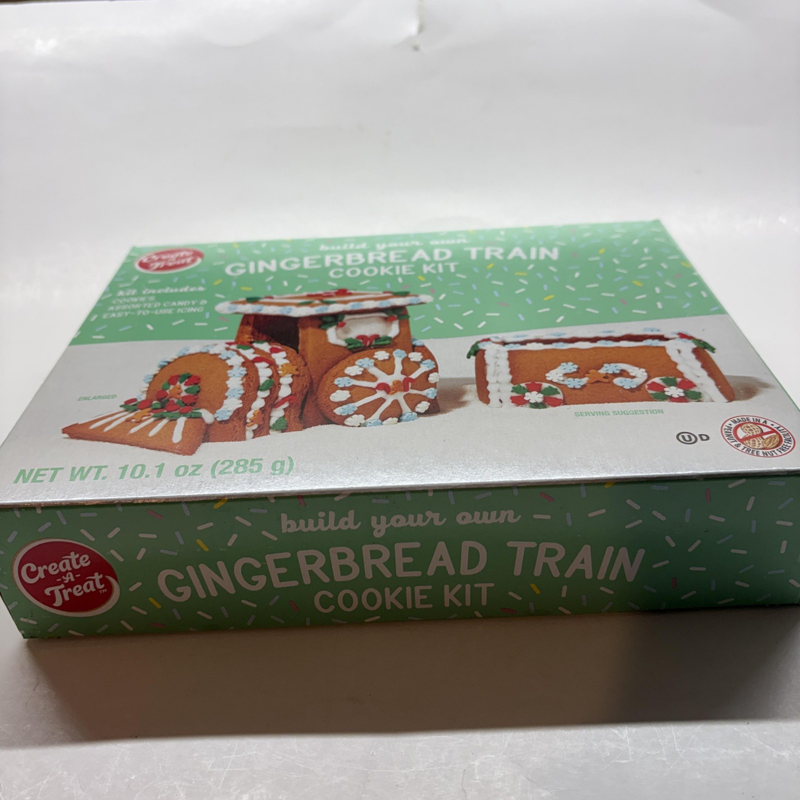 Create A Treat Gingerbread Train Cookie Kit 10.1oz Nut Free Peanut Free Exp 2026