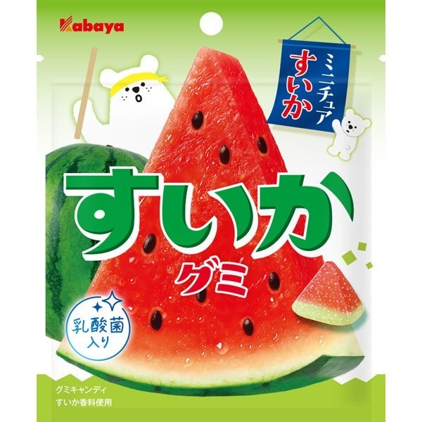 Suika Watermelon Gummi 50g Kabaya gummy from Japan