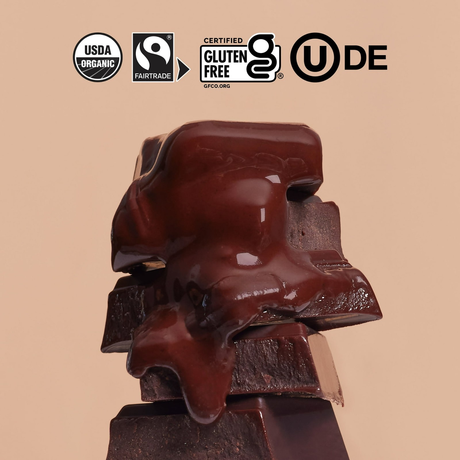 Hu Salty Dark Chocolate Bar 2.1 oz Organic Fairtrade Dark Chocolate 2 Pack