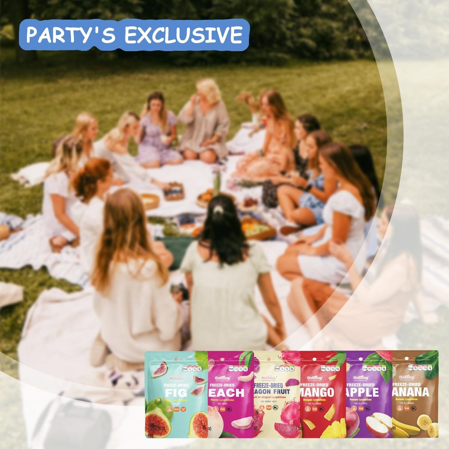 Freeze-Dried Mixed Fruit, 12 Pack Single-Serve Pack, Non GMO, Kosher, No Add …