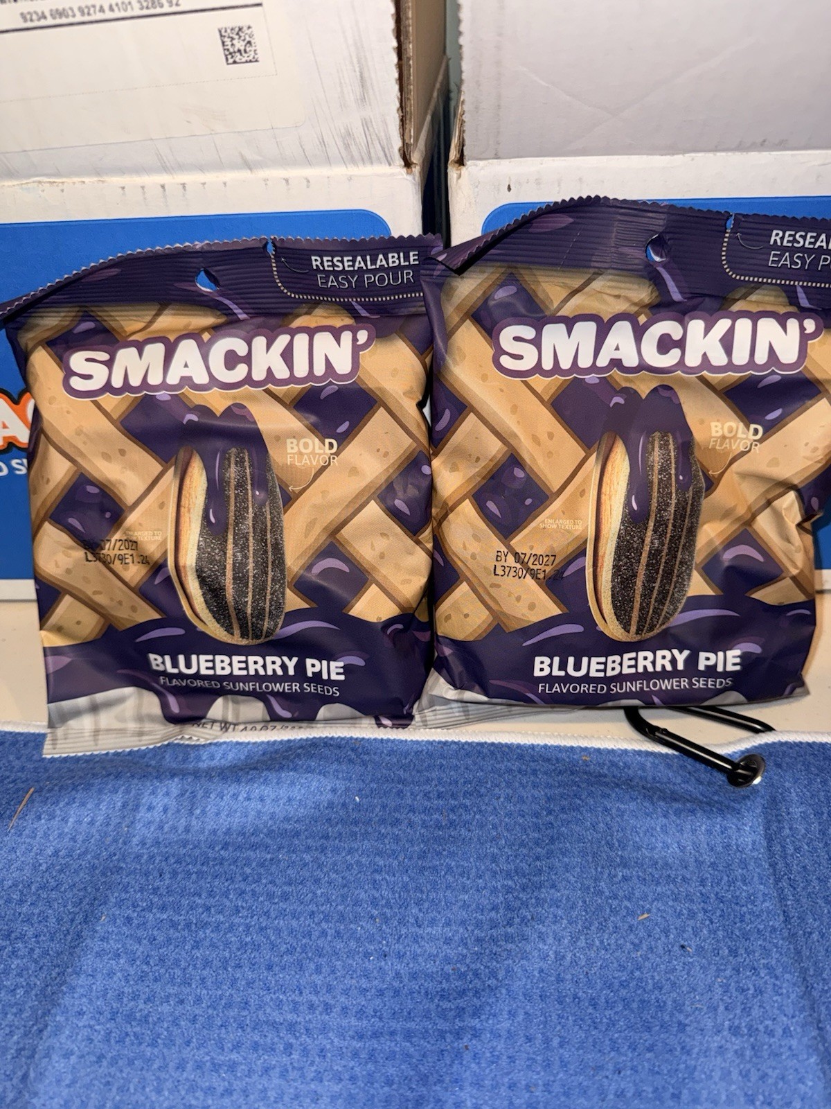 Smackin’ Sunflower Seeds – LIMITED EDTION – Honey BBQ, Blueberry, BDAY Cake