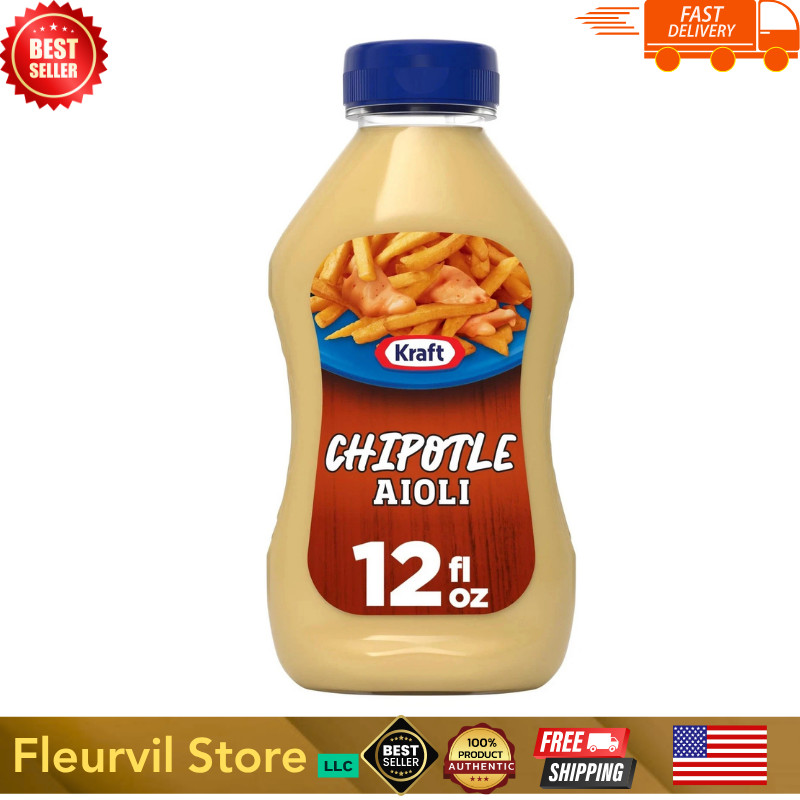 Kraft Chipotle Aioli, 12 fl oz Bottle