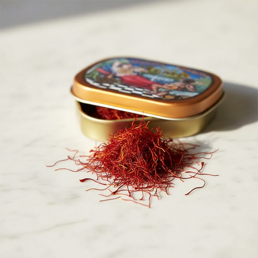 Pure Spanish Saffron Threads – Small Tin (2g)