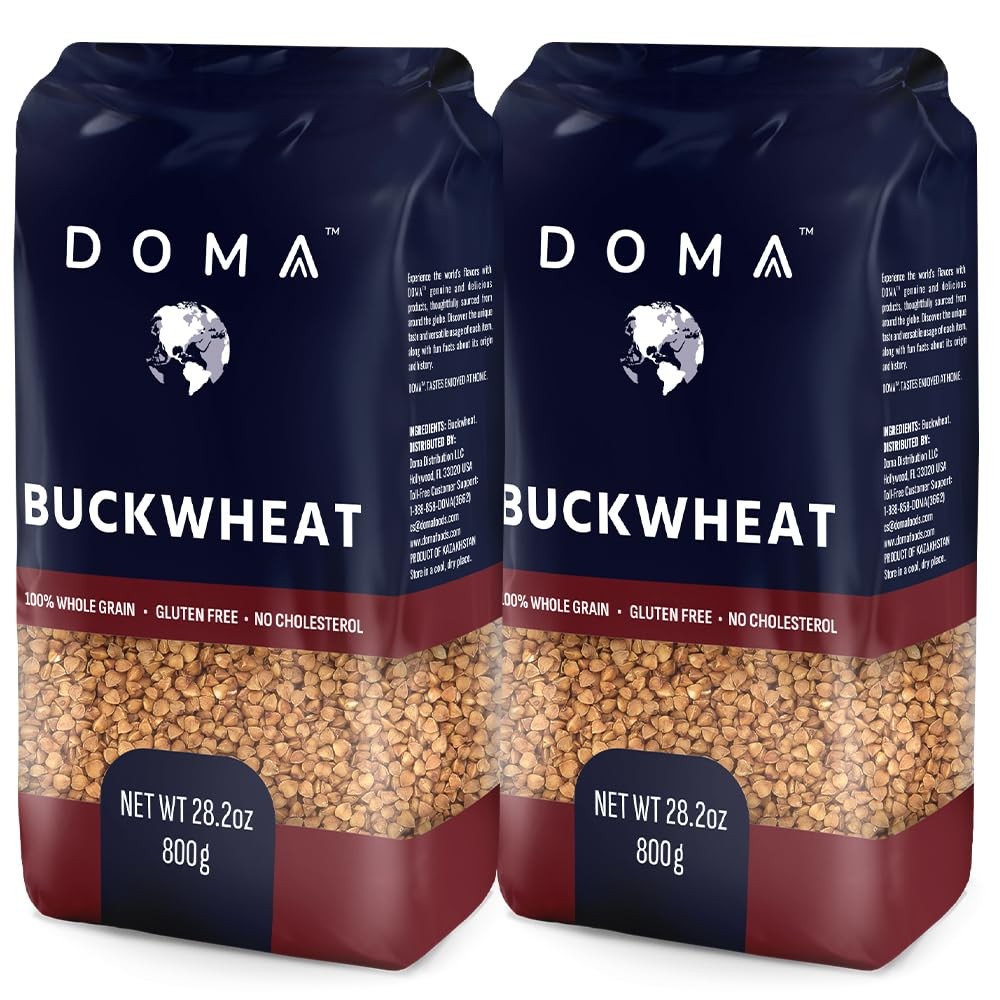 Hulled Toasted Buckwheat Groats (Kasha), Hearty, 3.52 Pound (Pack of 2)