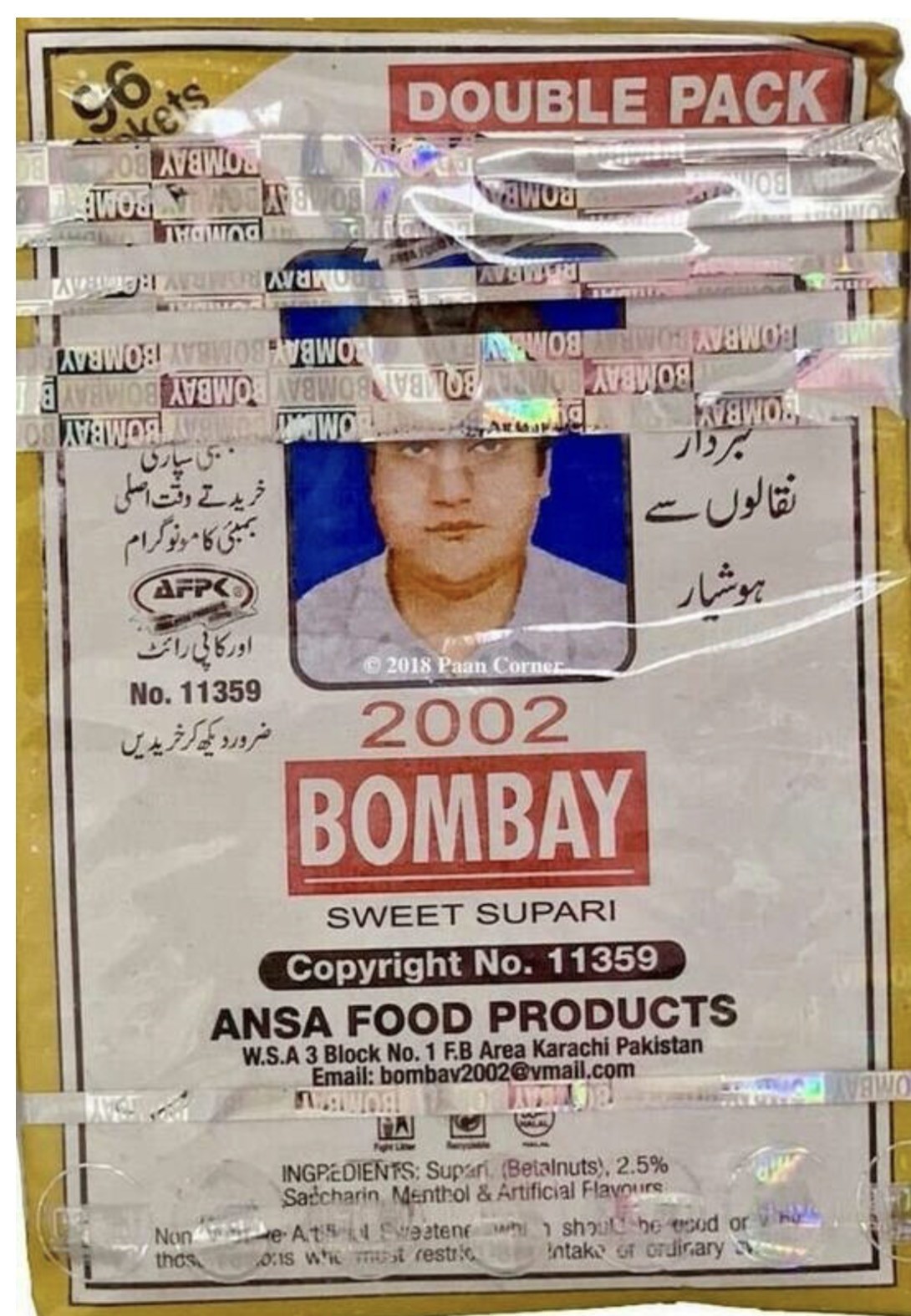 Bombay Sweet Supari Original 12 Boxes each box has 48 Packets Free Shipping