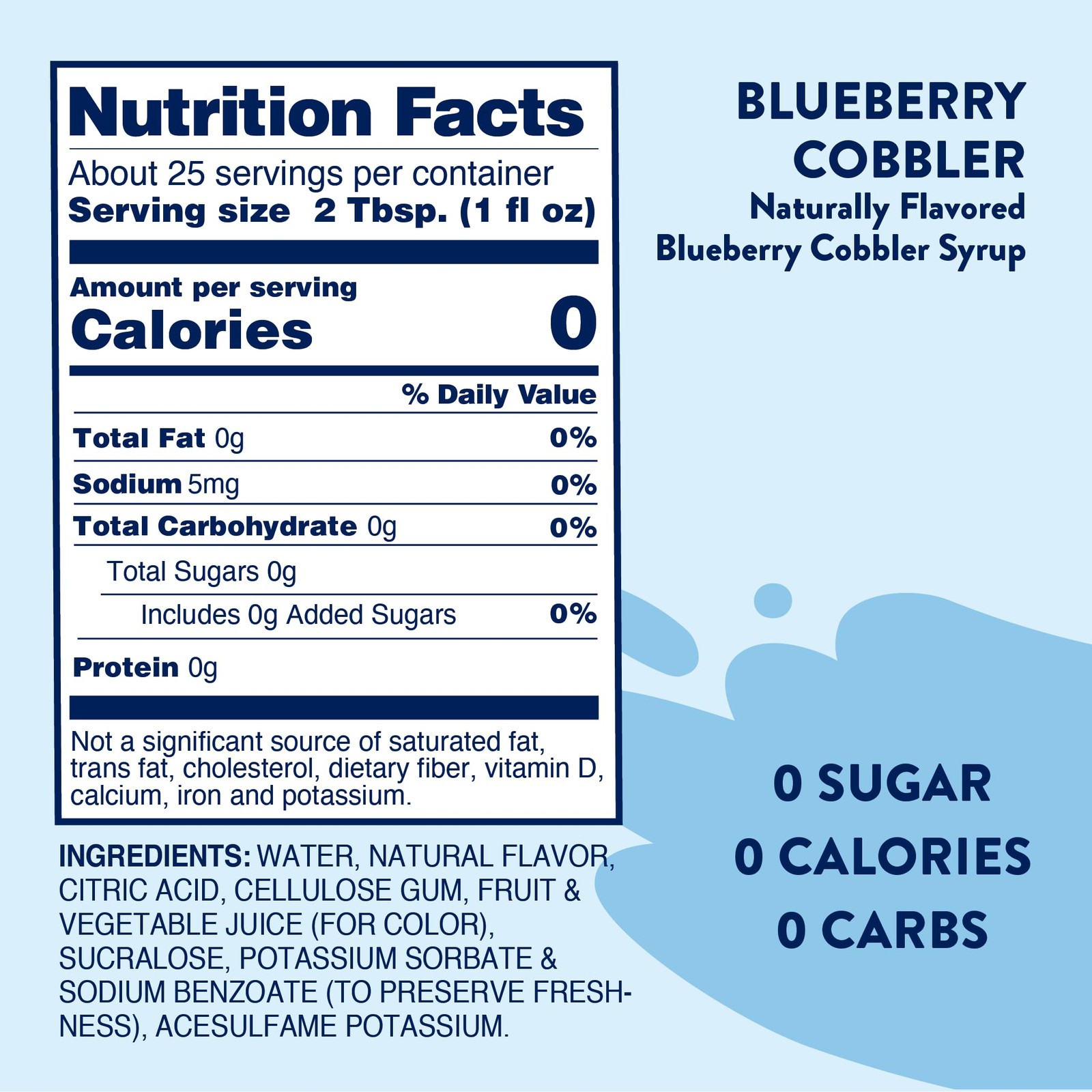 Jordan’s Skinny Mixes Sugar Free Coffee Syrup, 25.4 Fl Oz (Pack of 1)